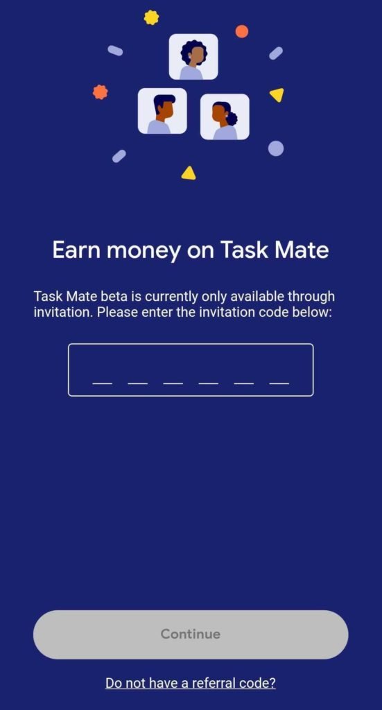 How To Google Task Mate App Referral Code